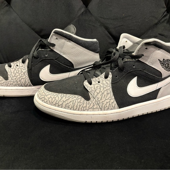 Nike Air Jordan 1 Mid SE “Elephant” Men’s Mens Size 12 - Picture 3 of 7